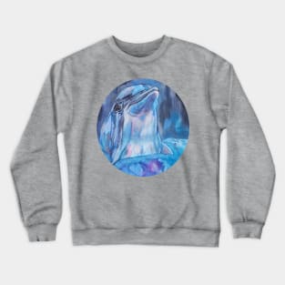 Lovely Friendly Dolphin Crewneck Sweatshirt